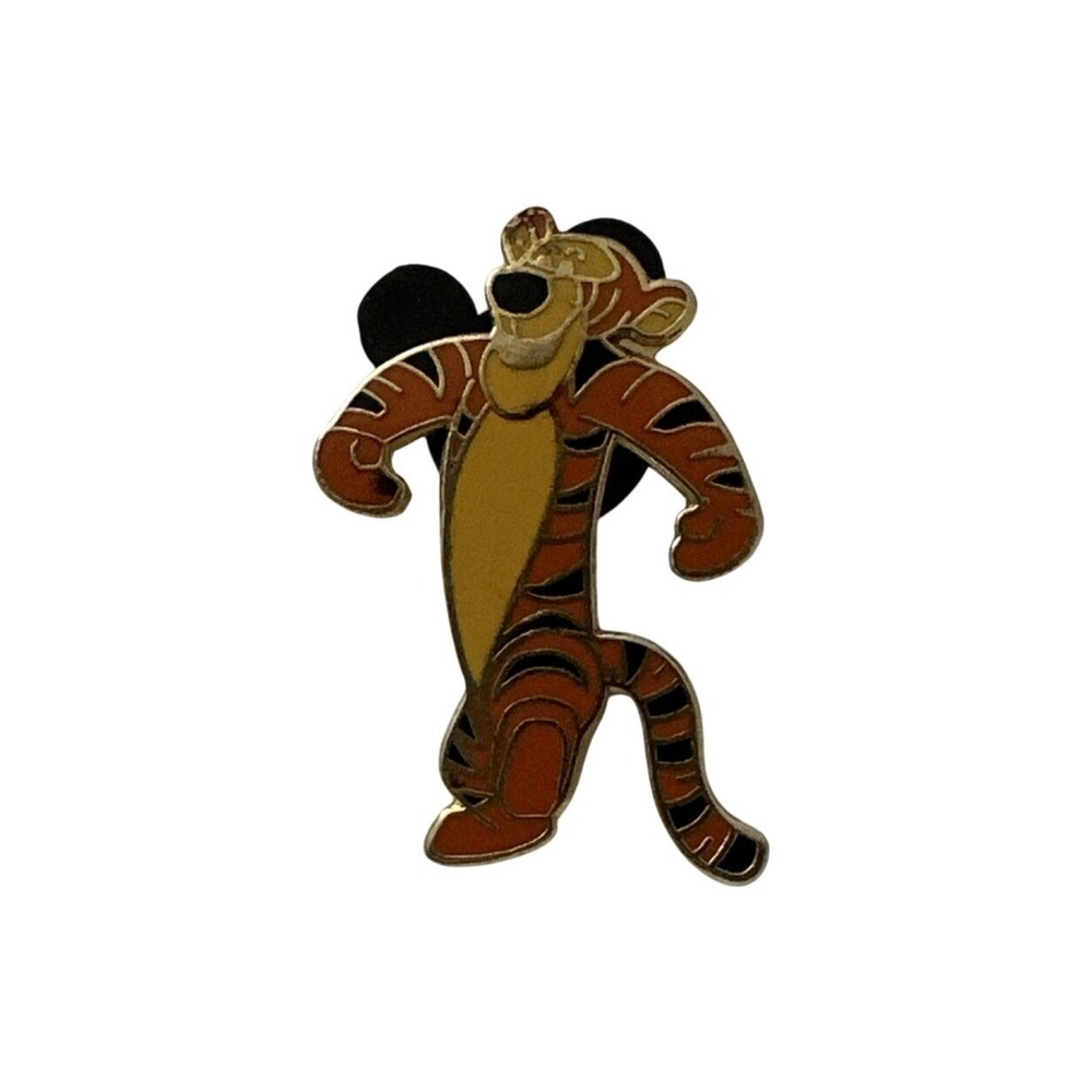 Disney Parks Tigger Winnie the Pooh Enamel Trading Pin 2012 Orange Black Stripe